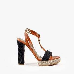 Marc Jacobs Brown & Black Strappy Heels
